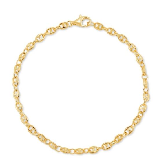 NWT  Giani Bernini 3.3 ML Mariner Chain Bracelet in Gold Over Sterling Silver - Picture 1 of 3